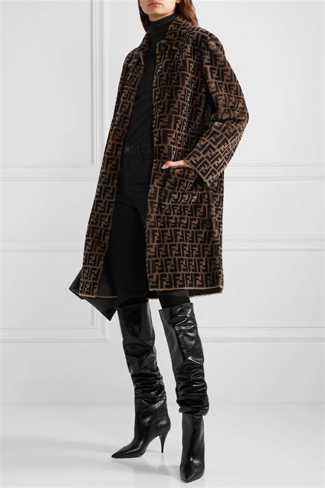 fendi womens coat|fendi leg warmers.